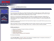 Tablet Screenshot of dcnetservices.com